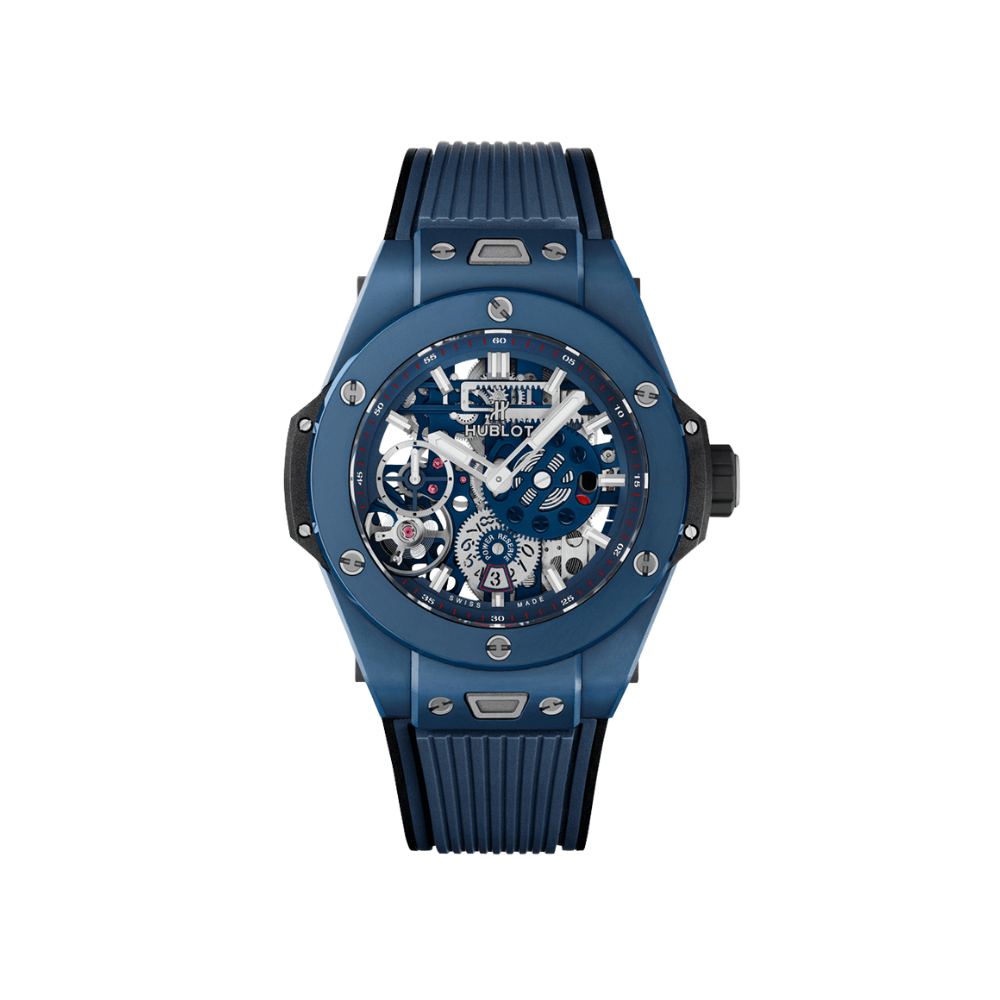 Hublot Big Bang Meca-10 Ceramic Blue 45mm, Ref# 414.EX.5123.RX