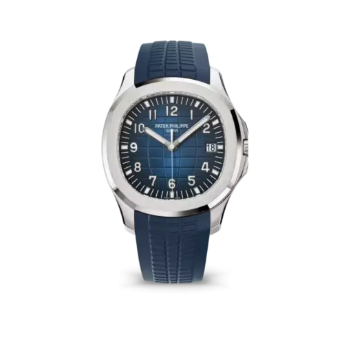 Patek Philippe Aquanaut Blue Dial 18K White Gold Men’s Watch 5168G-001