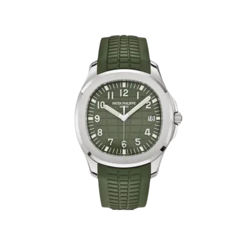 Patek Philippe Aquanaut Jumbo Date, Sweep Seconds, 18k White Gold, 42,2 mm, Ref# 5168G-010