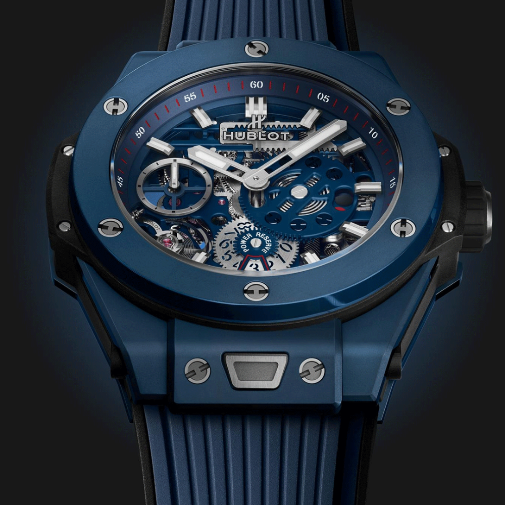 Hublot Big Bang Meca-10 Ceramic Blue 45mm, Ref# 414.EX.5123.RX - Image 5