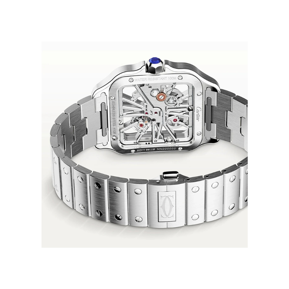 Santos de Cartier Large Bracelet/Strap Watch - Image 4