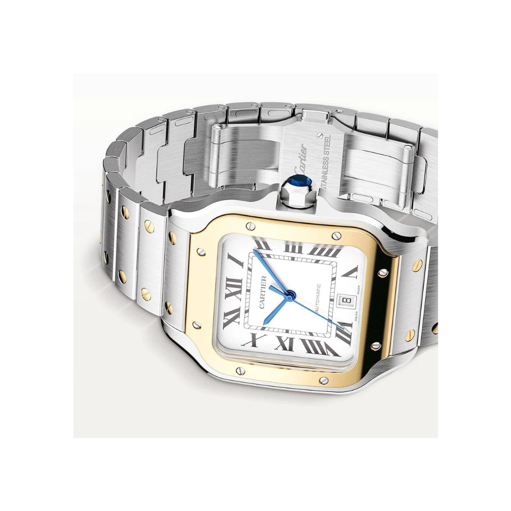 Santos de Cartier Large Bracelet/Strap Watch - Image 3