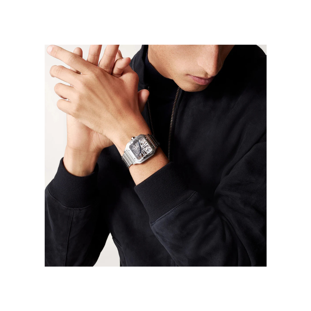 Santos de Cartier Large Bracelet/Strap Watch - Image 5