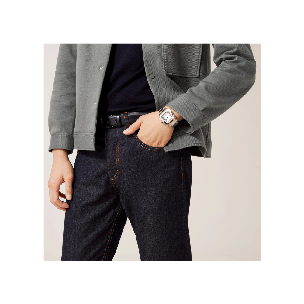 Santos de Cartier Large Bracelet/Strap Watch - Image 5