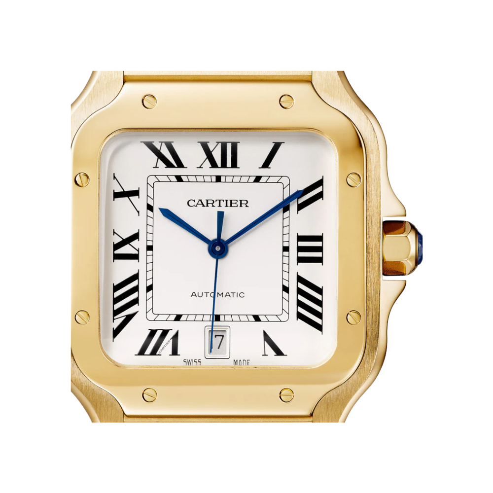 Santos de Cartier Large Yellow Gold – Brown Dial - Image 2