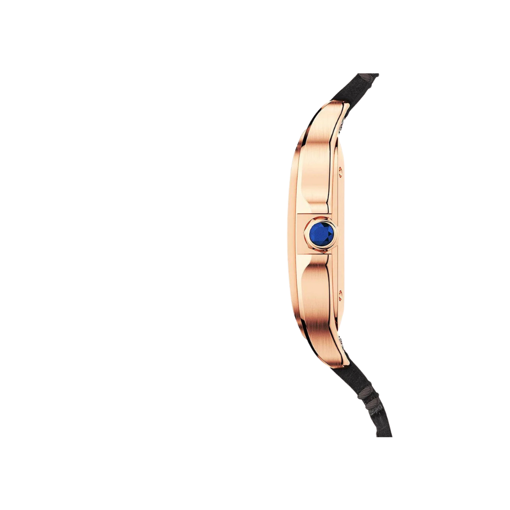 Santos de Cartier Medium Automatic Gold Watch - Image 4