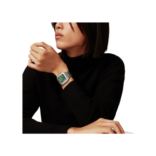 Santos de Cartier Large Green Dial Automatic - Image 6