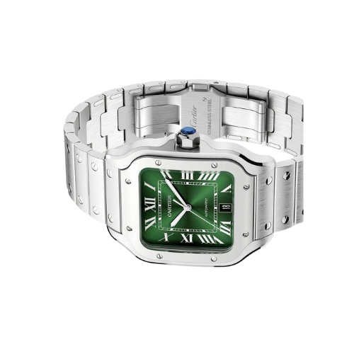 Santos de Cartier Large Green Dial Automatic - Image 4