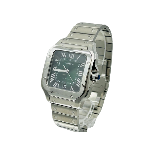Santos de Cartier Large Green Dial Automatic - Image 2