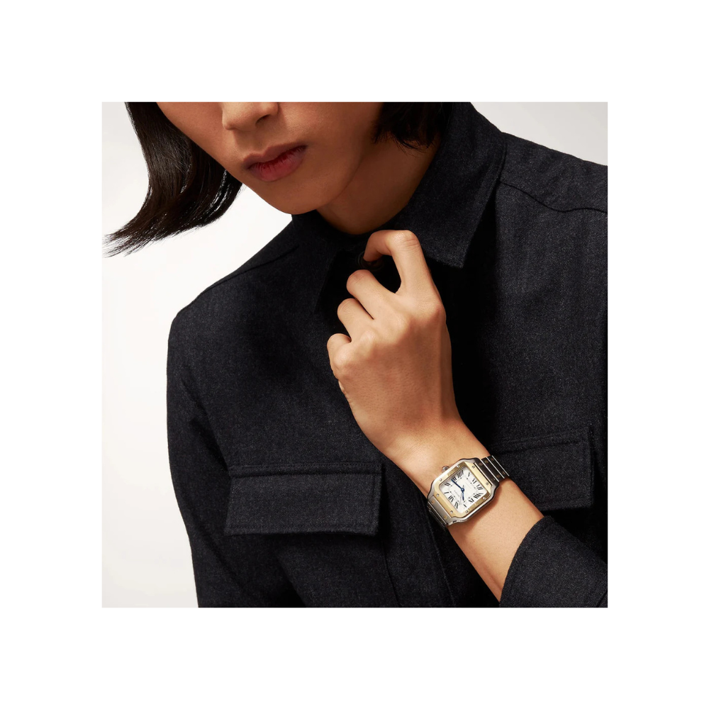 Santos de Cartier Medium Bracelet/Strap Watch - Image 6